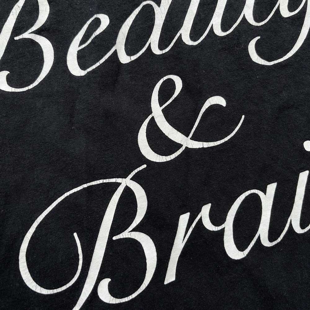 Vintage Vintage Beauty & Brains Shirt - image 3