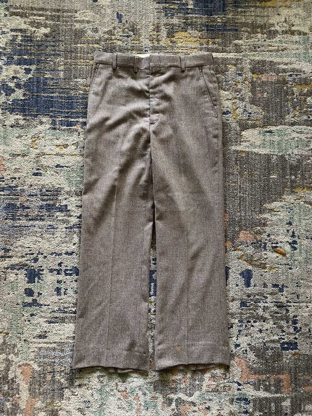 Vintage 1970’s talon zip flared pants - image 1