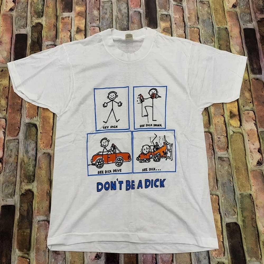 Don't Be A Dick (Anti-Packers) Shirt, Small / Short Sleeve / Purple