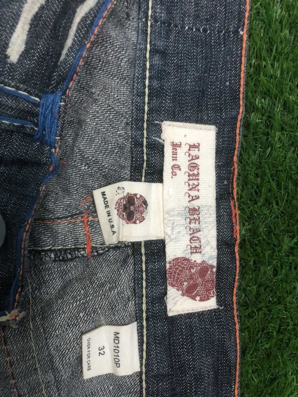 Distressed Denim × Made In Usa × Vintage LAGUNA B… - image 4