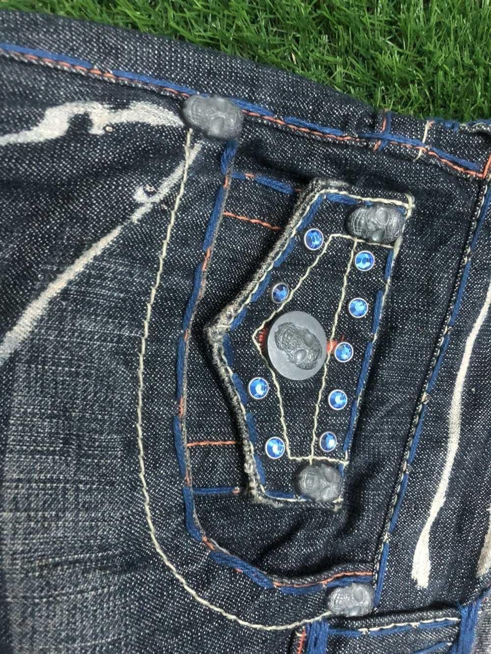 Distressed Denim × Made In Usa × Vintage LAGUNA B… - image 8