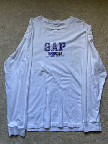 Gap White Vintage Gap Long Sleeve Tee