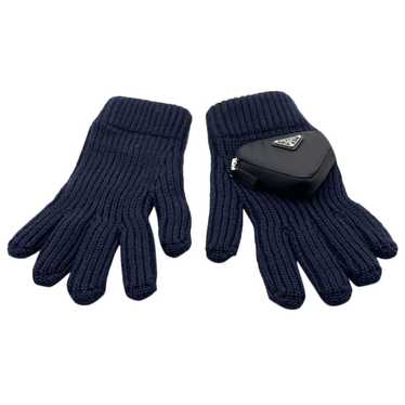 小物 PRADA SPORT knit gloves Prada Men's Sport Knit Linea Rossa Gloves - Bergdorf Goodman