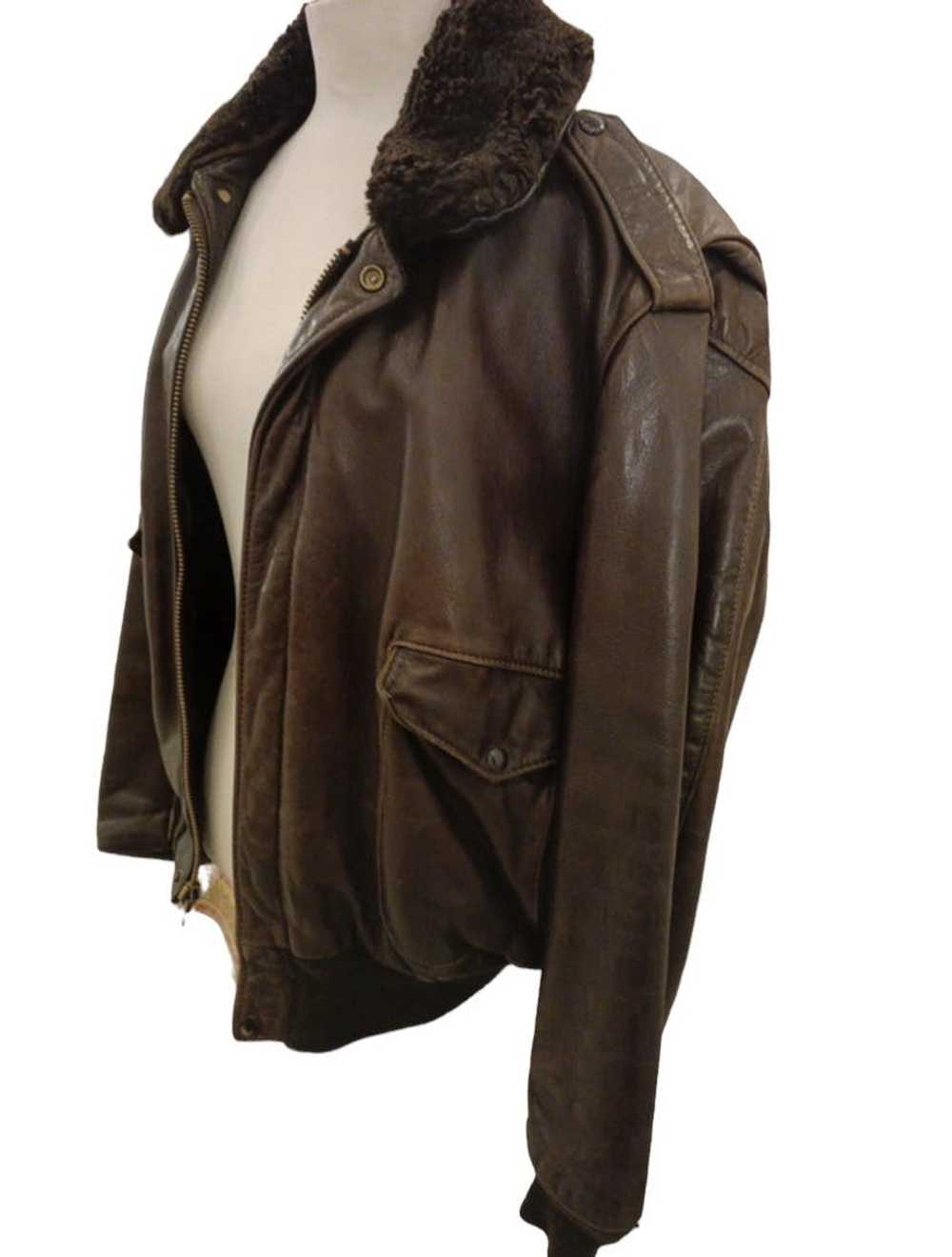 Schott × Vintage Leather jacket vintage schott - image 2