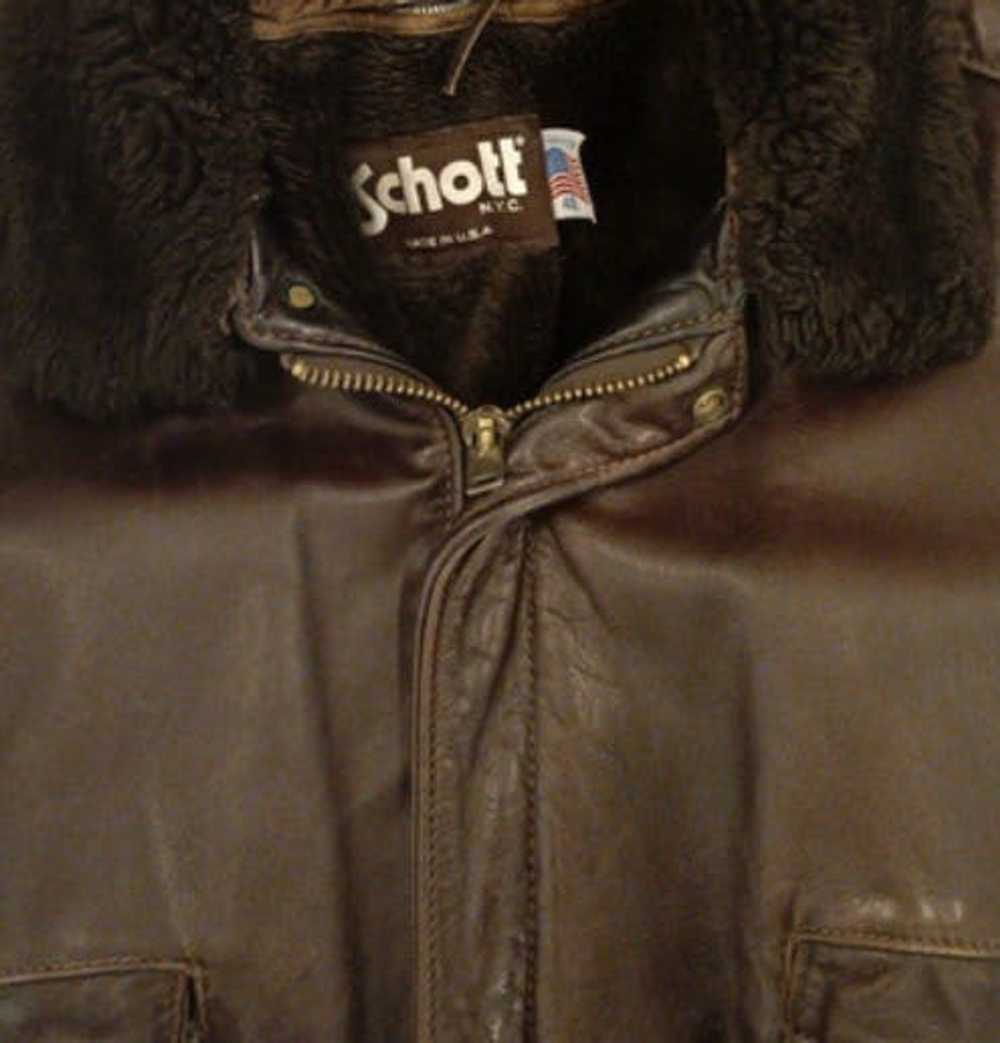 Schott × Vintage Leather jacket vintage schott - image 6
