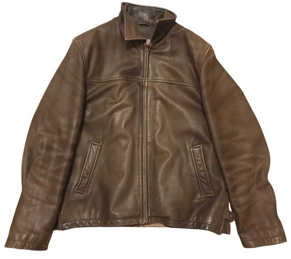 Marlboro Classics Brown leather jacket - image 1