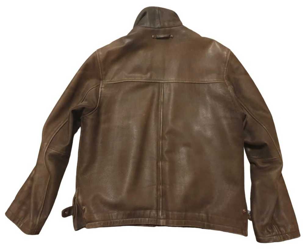 Marlboro Classics Brown leather jacket - image 2