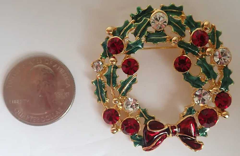 Nice Collection Of Four Vintage Christmas Wreath … - image 5