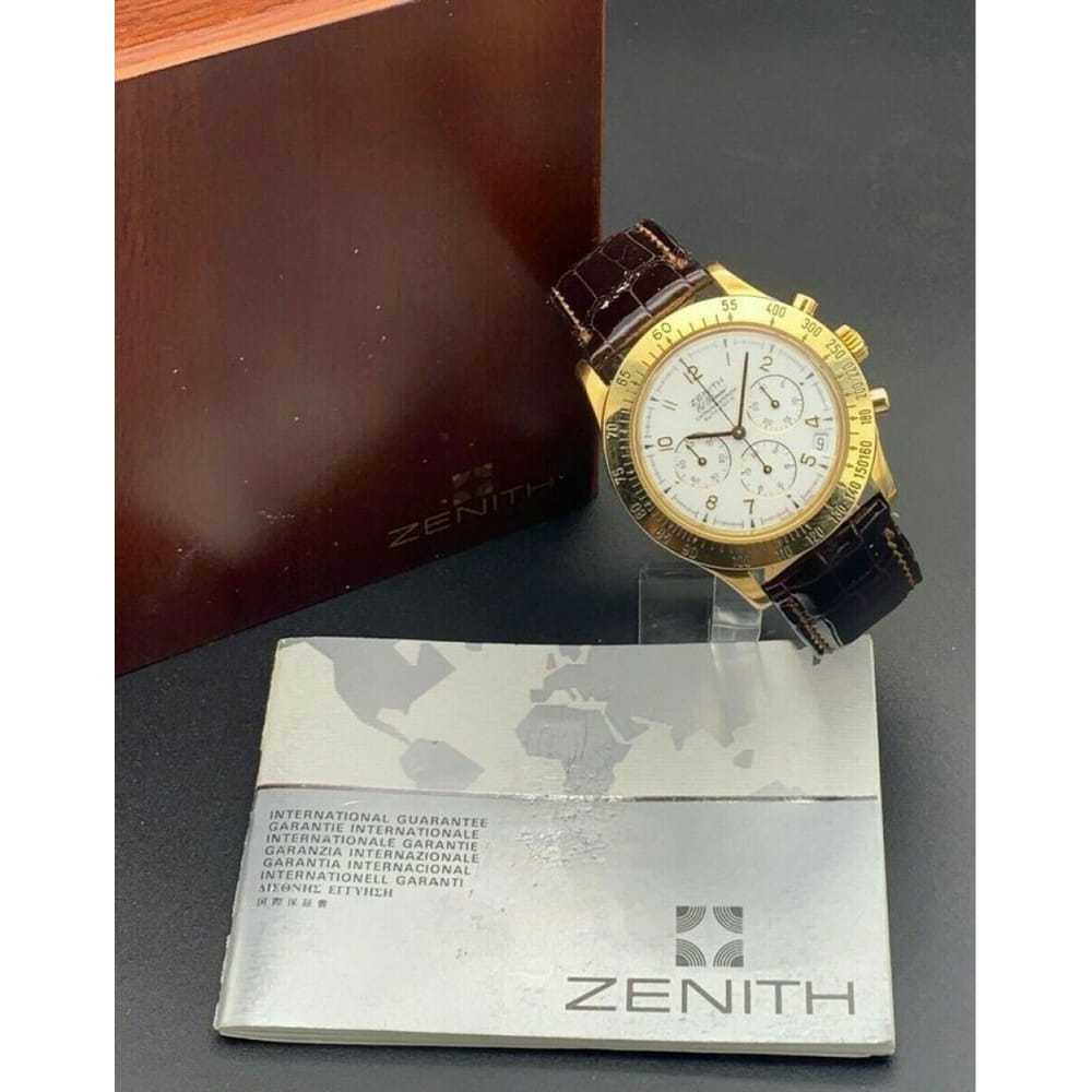 Zenith El Primero yellow gold watch - image 7