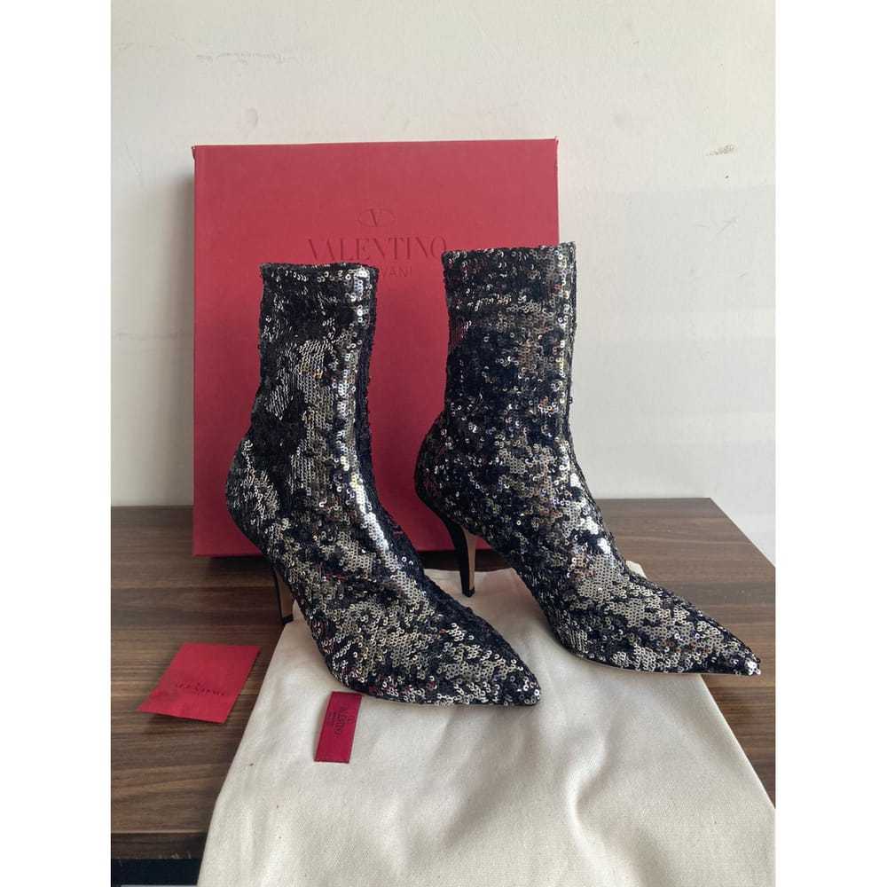 Red Valentino Garavani Glitter ankle boots - image 3