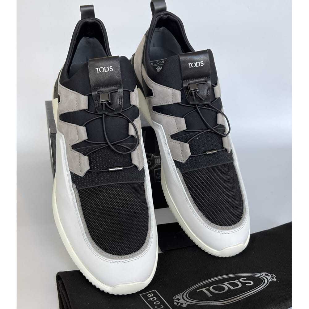 Tod's Leather low trainers - image 3