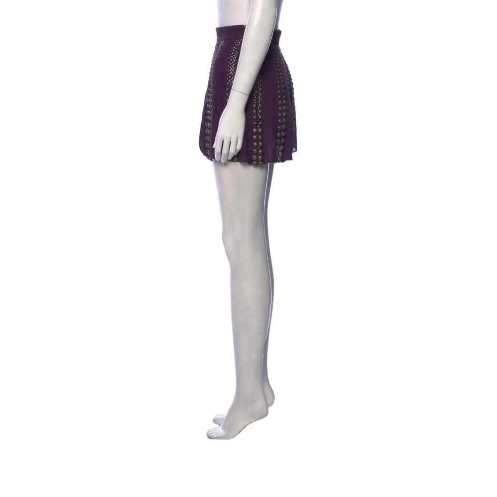 Tibi Silk mini skirt - image 2