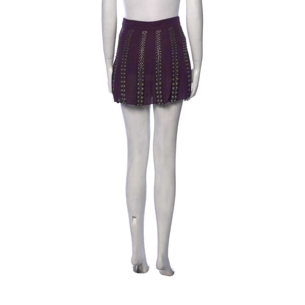 Tibi Silk mini skirt - image 3