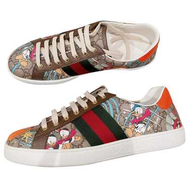 Donald Duck Disney x Gucci Leather low trainers - image 1