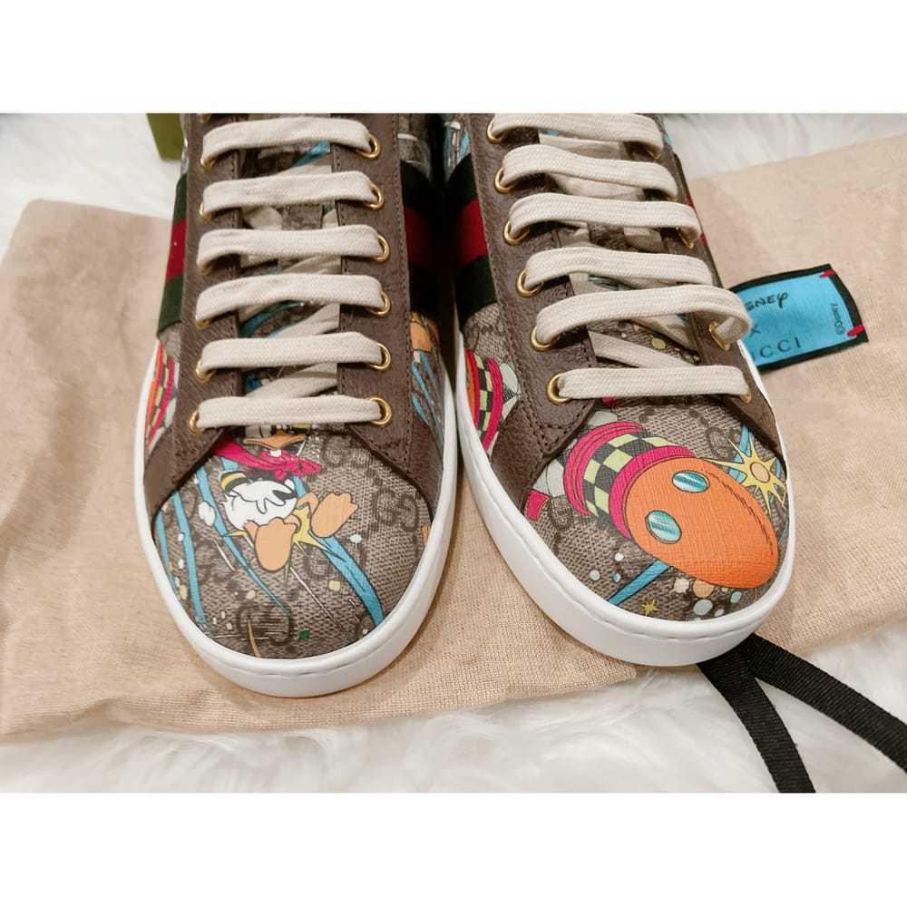 Donald Duck Disney x Gucci Leather low trainers - image 3