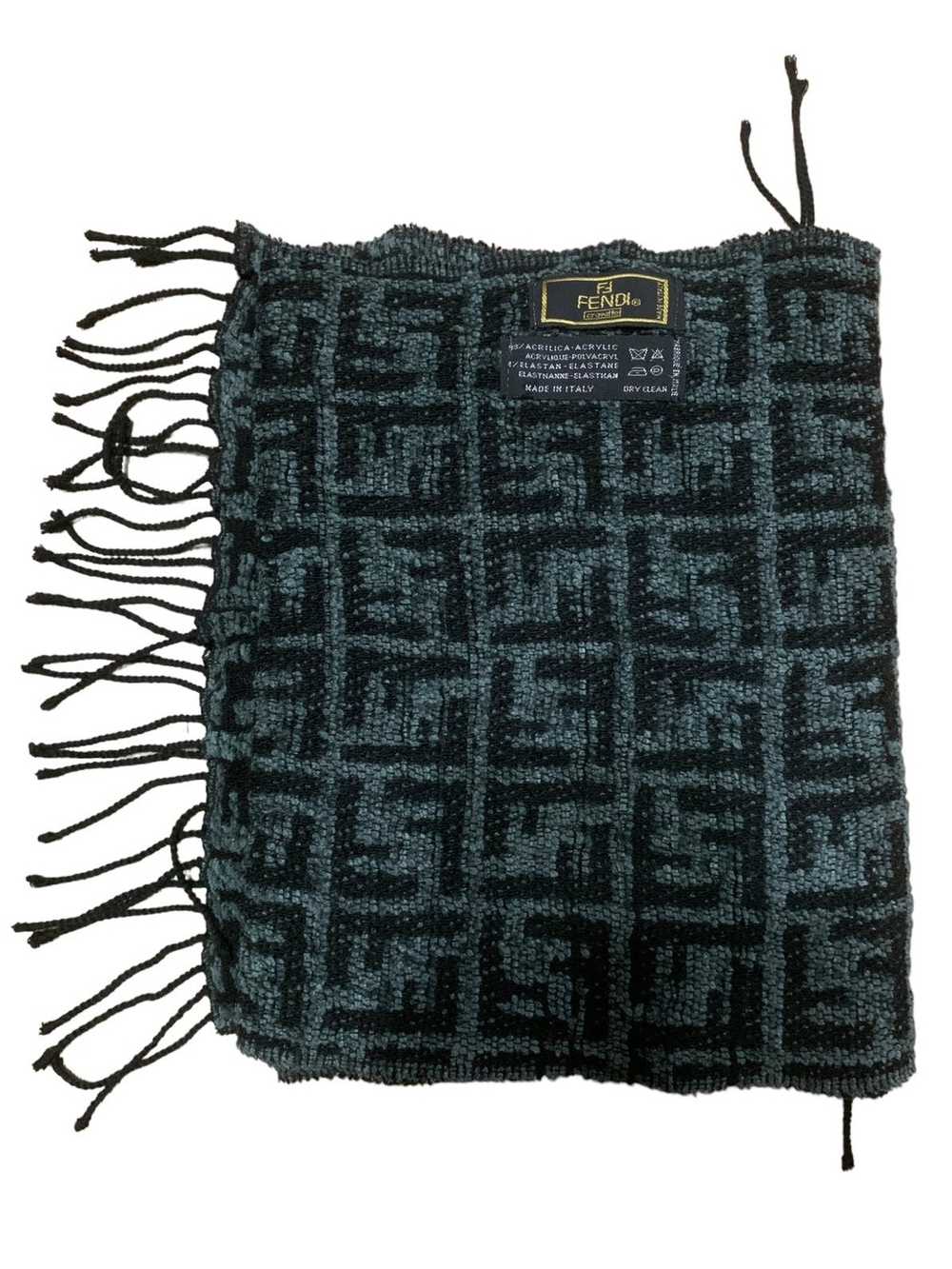 Fendi Fendi Scarf Monogram Zucca muffler / scarf … - image 3