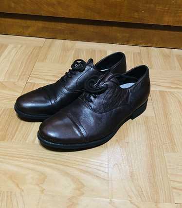 Geox Dark Brown Leather Shoes for Men