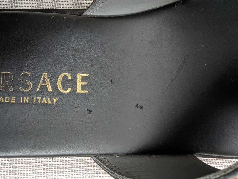 Versace Versace Gold Medusa Head Slides - image 5