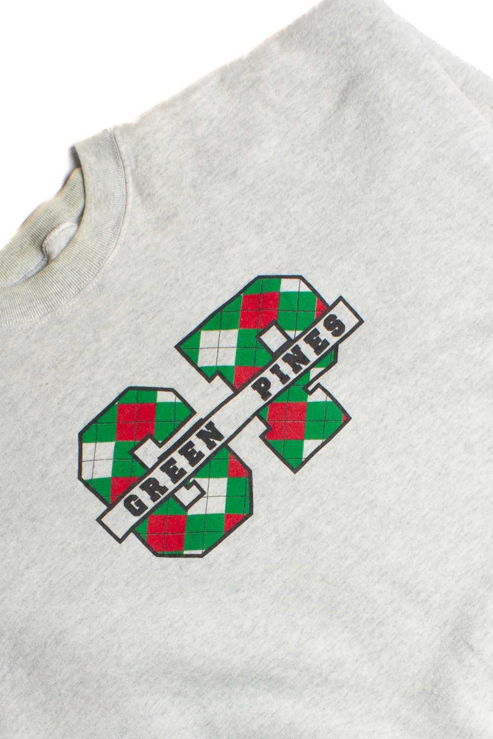 Vintage Green Pines Sweatshirt (1990s) 8726 - image 2