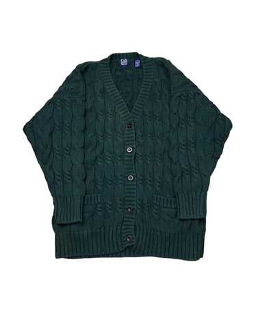 Coloured Cable Knit Sweater × Gap × Vintage Vintag