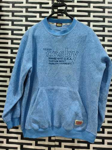 Vtg GERRY COSBY ATHLETIC Big Logo Monogram Sweatshirt Pullover