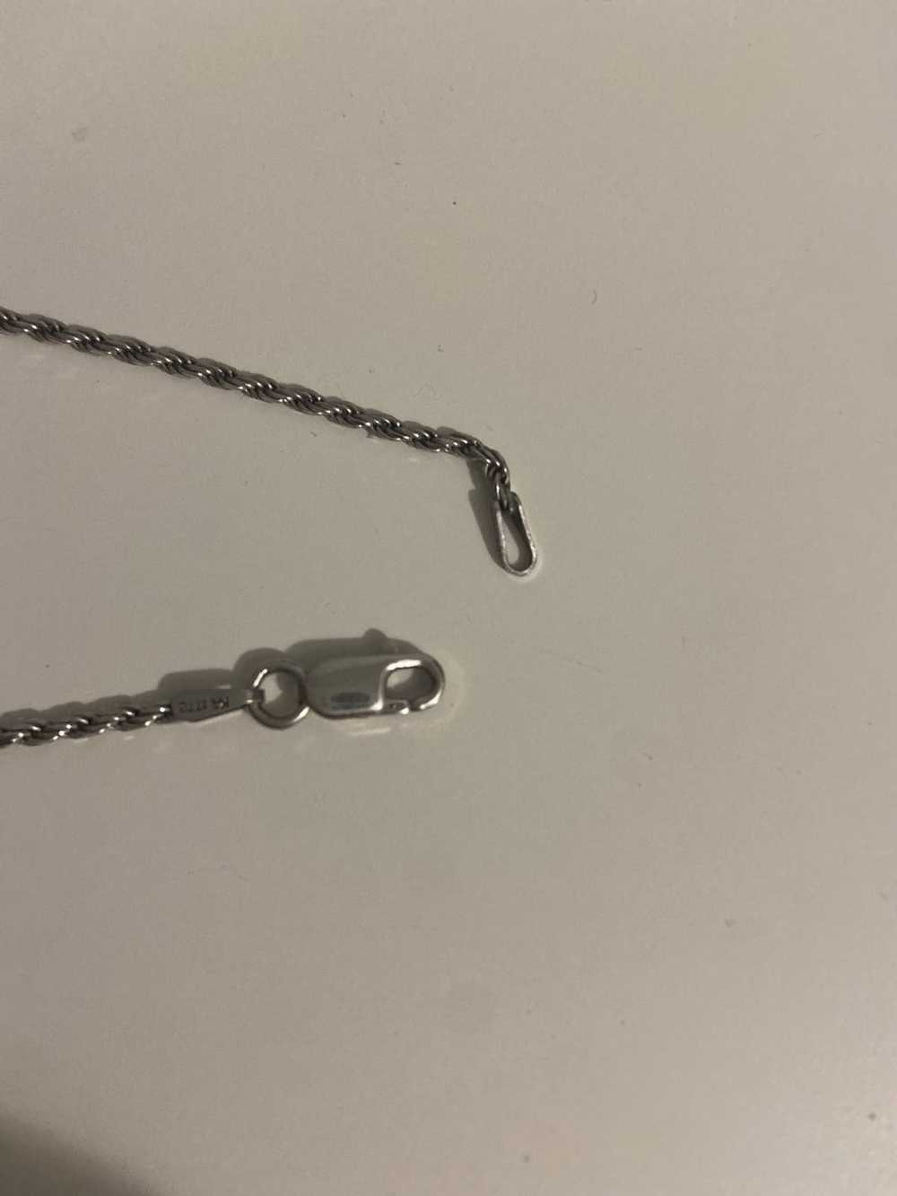 Streetwear Sterling silver wheat chain - image 2