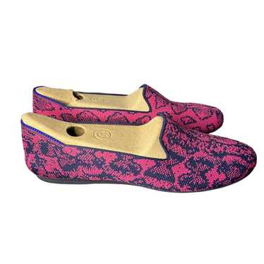 Other Rothy's Retired Fuchsia and Navy Snake Prin… - image 1