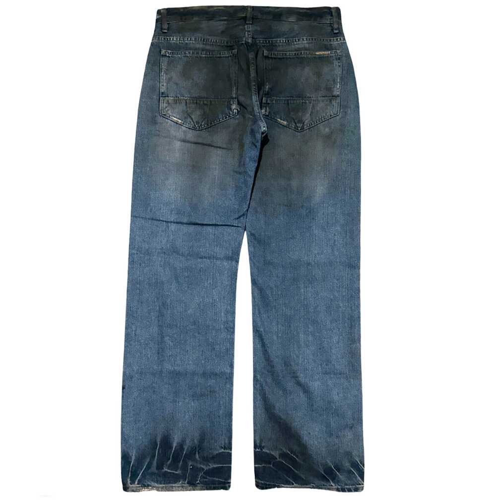 Rick Owens Rick Owen Slab Blue Mudwash Cargos Den… - image 2