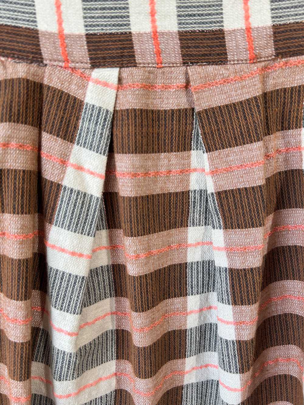 Ace & Jig Pink & Brown Striped Skirt - image 2