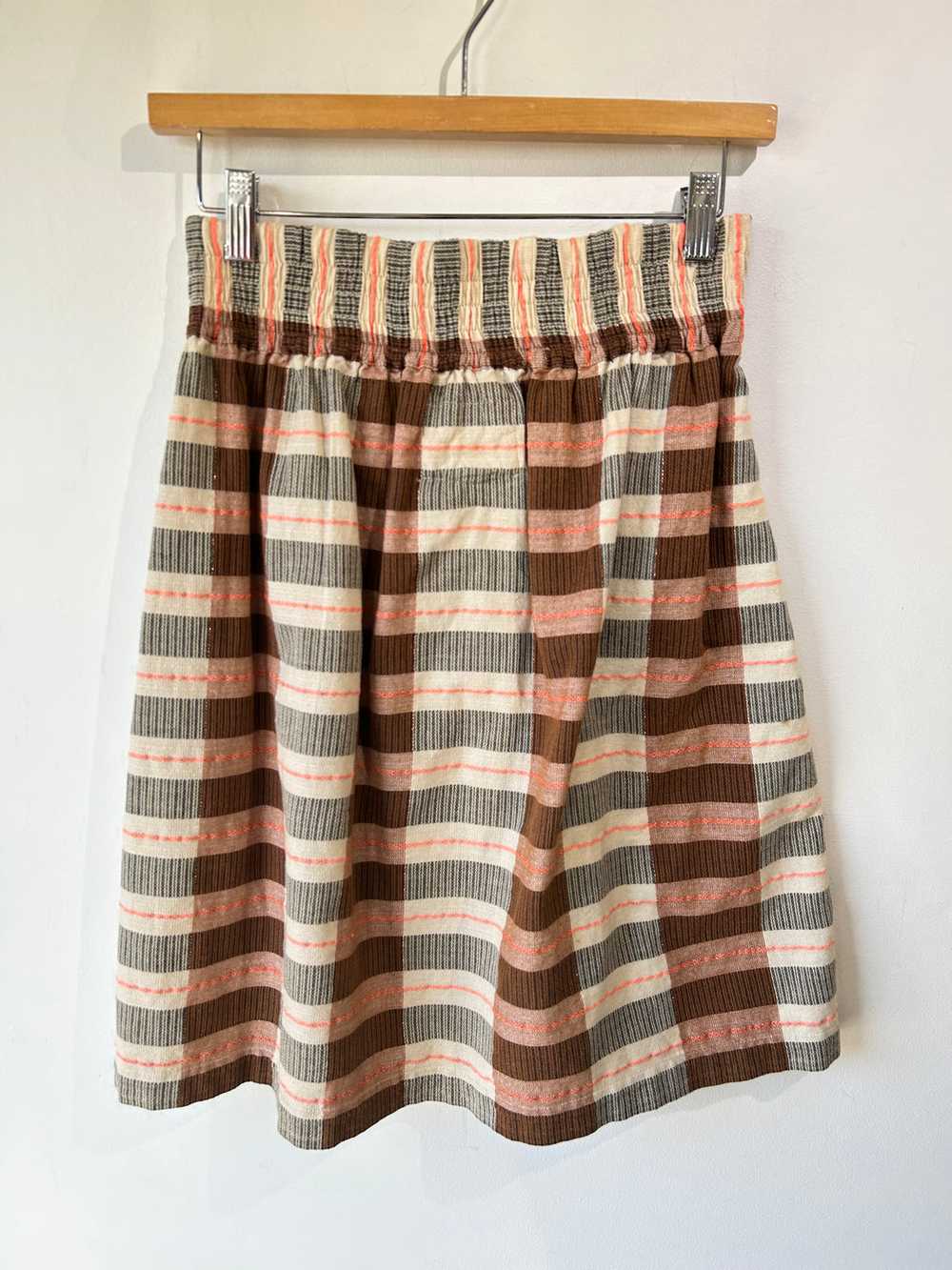 Ace & Jig Pink & Brown Striped Skirt - image 3