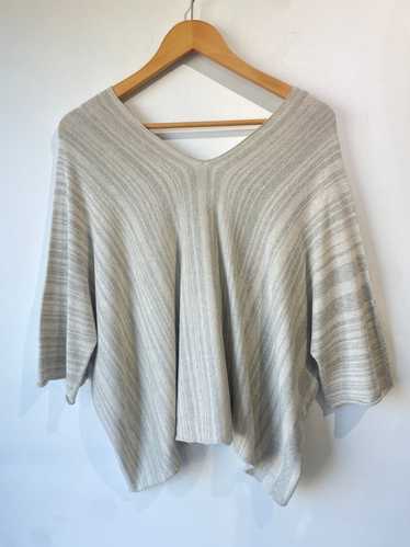 Lauren Manoogian Marbled Grey Knit Top