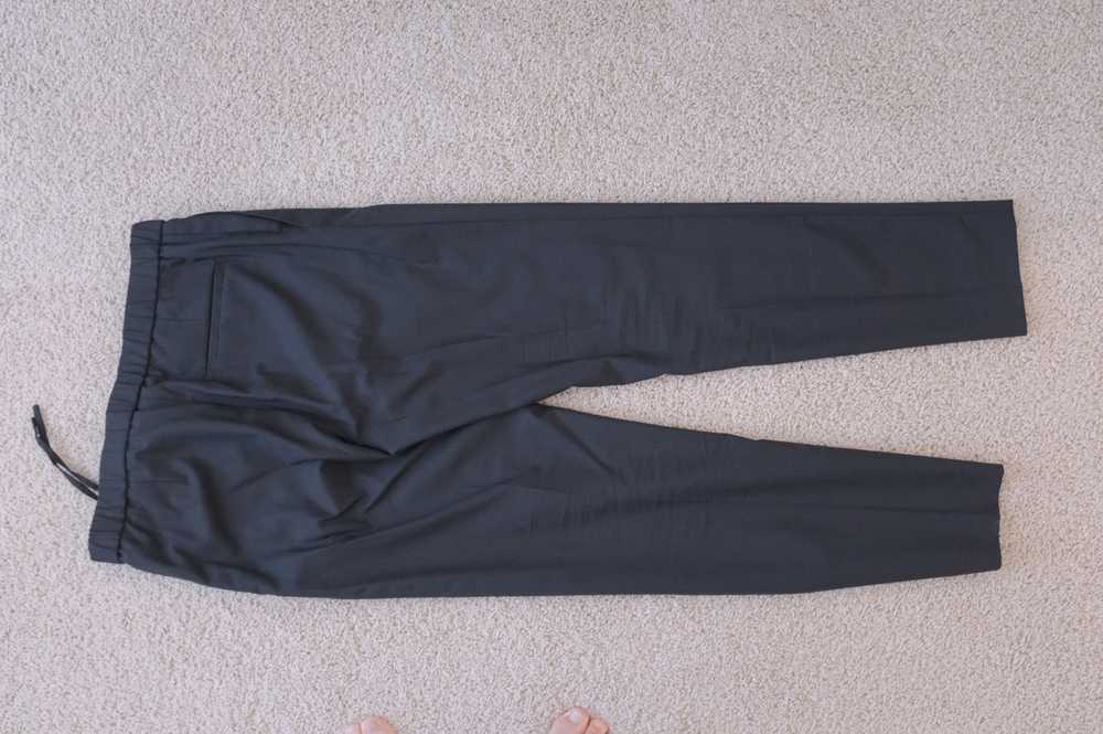 Cos Men's Black Wool Drawstring Tailored Pants - image 5