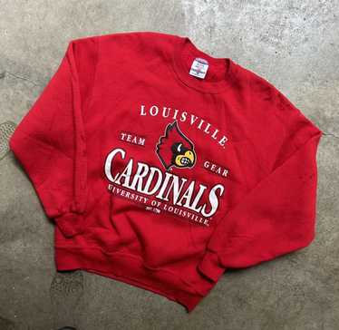 Vintage University of Louisville Cardinals Sweatshirt Large