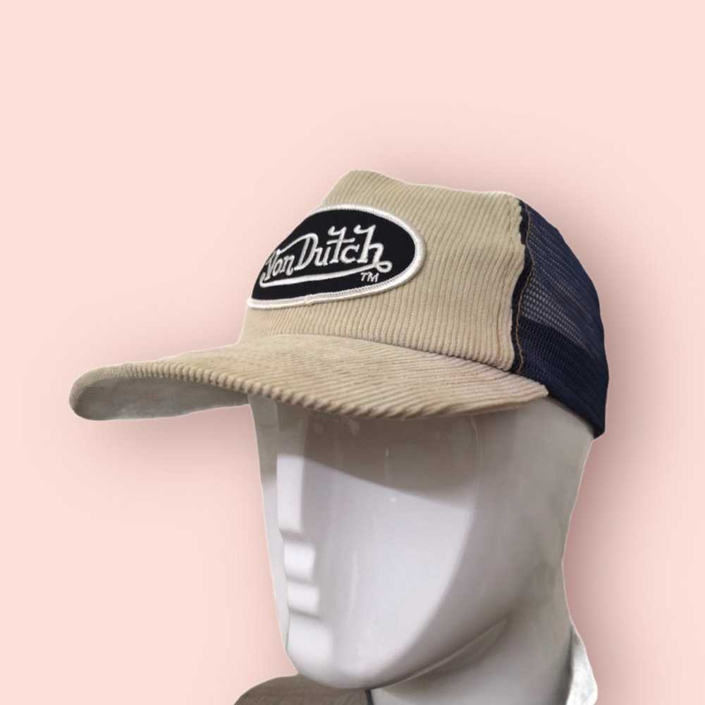 Corduroi Club × Trucker Hat × Von Dutch VINTAGE V… - image 2