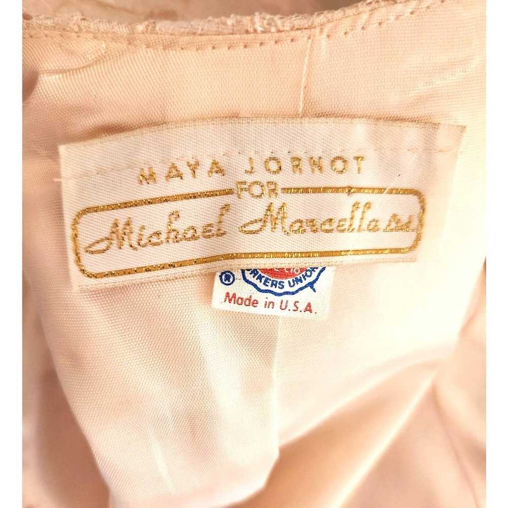 Vintage Vtg Maya Jornot for Michael Marcella Pink… - image 6