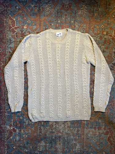Frank & Oak Light cable-knit sweater