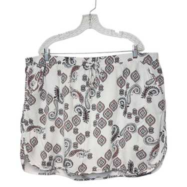 Old Navy Old Navy Multicolor White Paisley Mini S… - image 1