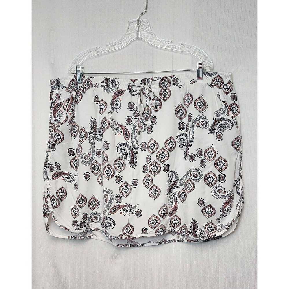 Old Navy Old Navy Multicolor White Paisley Mini S… - image 3