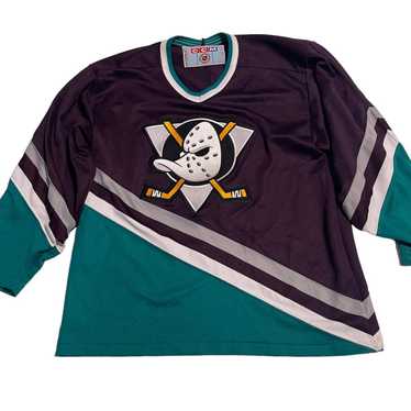Vintage NHL Campri Ice Jersey Mighty Ducks d'Anaheim Hockey Jersey