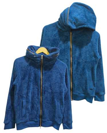 RARE BEAMS popular Heart Hooded Cardigan Blue Polka Dot Men's Small Japan