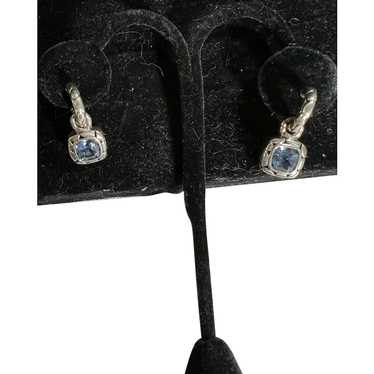 John hardy sterling silver blue topaz earrings Gem