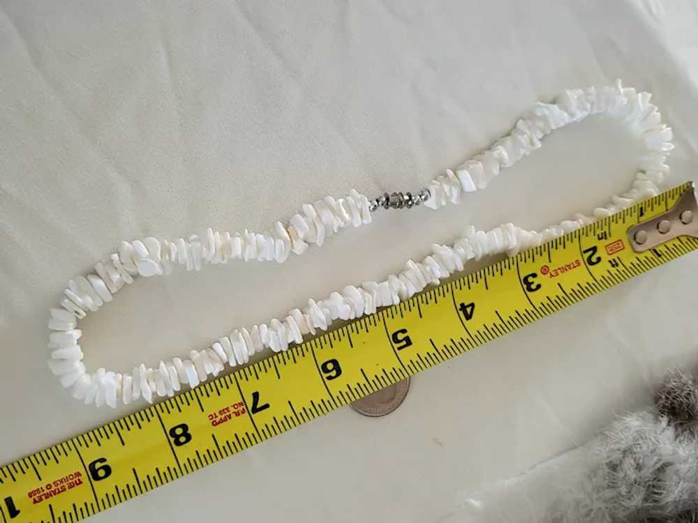 Surfer Conch Sea Shell Necklace 1980's Vintage - image 10