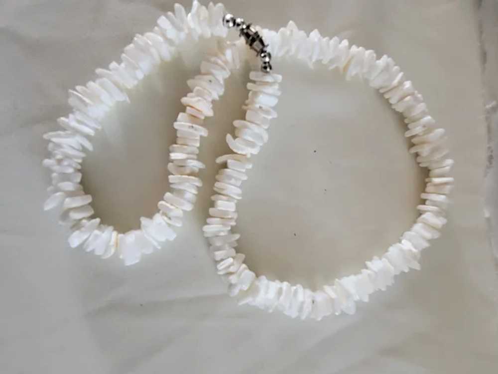 Surfer Conch Sea Shell Necklace 1980's Vintage - image 5