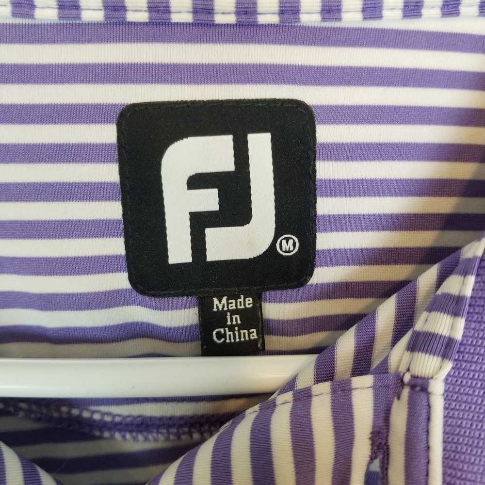 Footjoy FootJoy M Striped Short Sleeves Golf Polo… - image 6