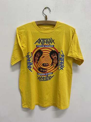 当時物ANTHRAX STATE OF EUPHRIA Tシャツ□NOTMAN-