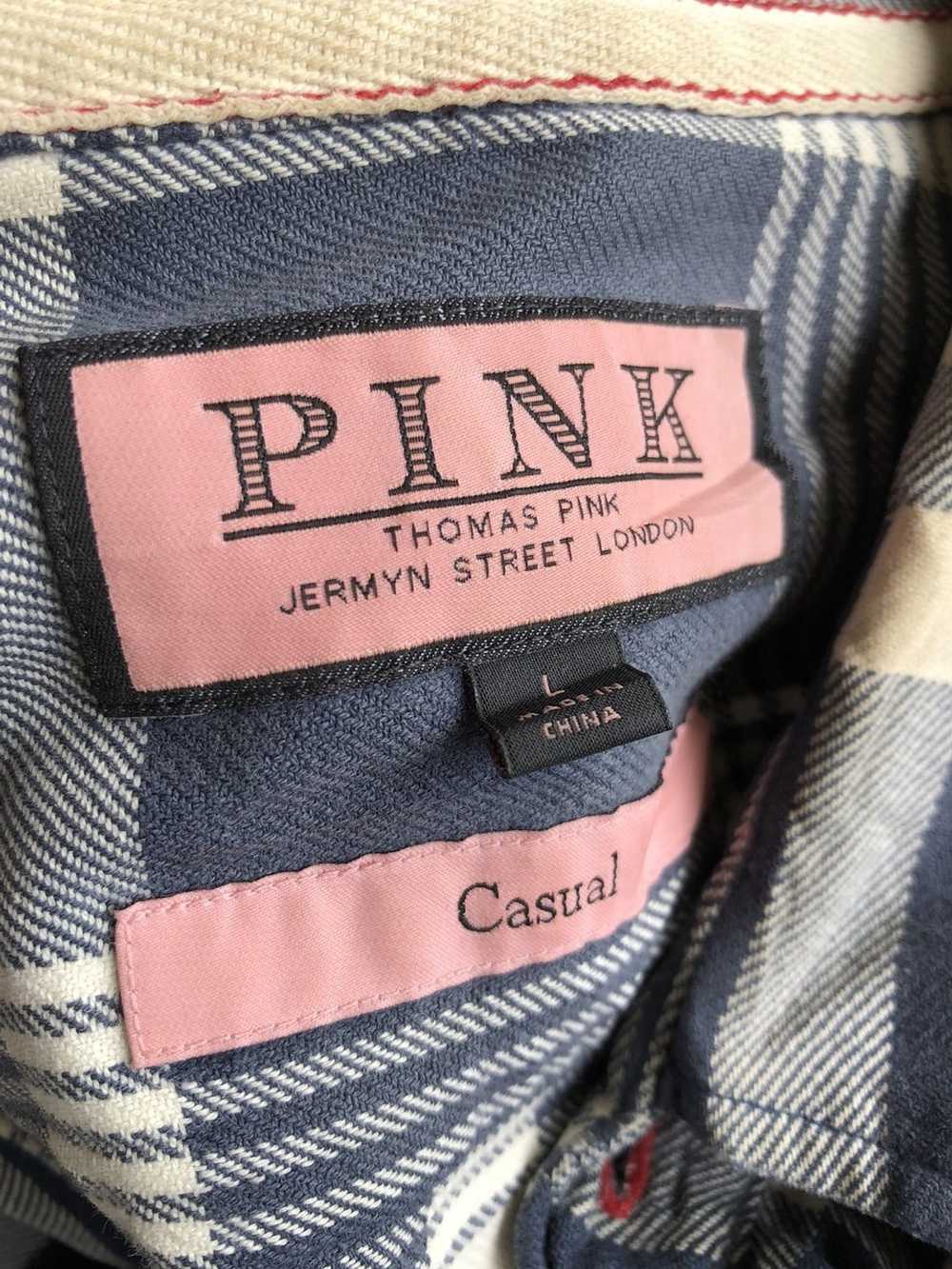 Flannel × Pink × Thomas Pink Flannel Shirts by Th… - image 7