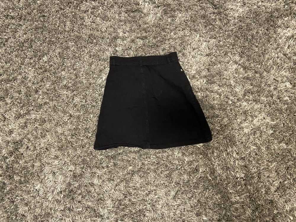 Divided Black Denim Skirt - image 5
