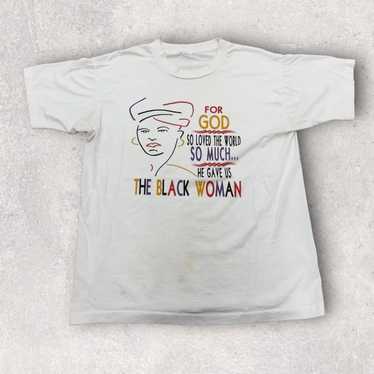 Vintage Vintage Black Woman tee - image 1