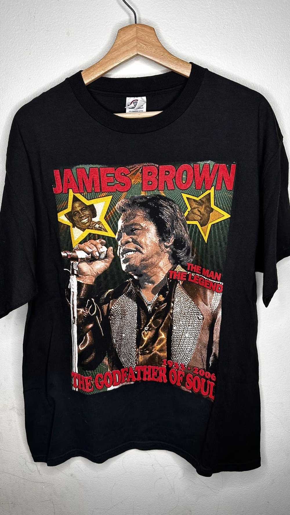 Delta James brown rap tee Sz large - image 1