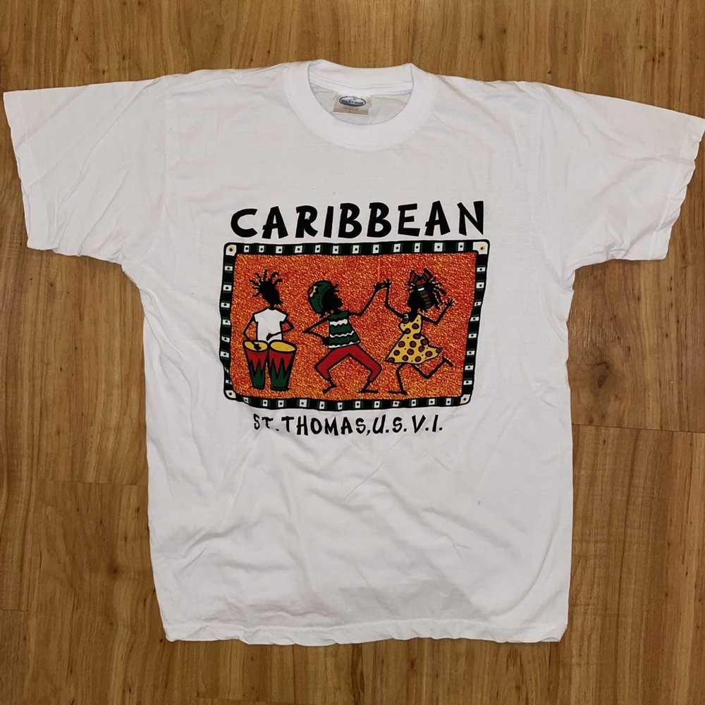 Gildan Caribbean Graphic Tee L - image 1